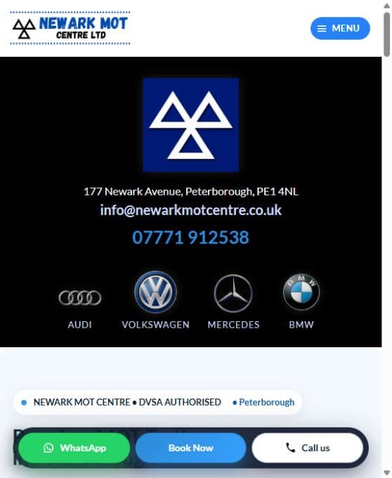 Newark MOT Centre: Homepage